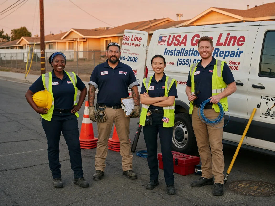 Gas Line Installation company in Windom, TX